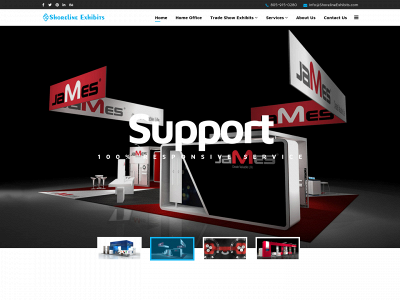 shorelineexhibits.com snapshot