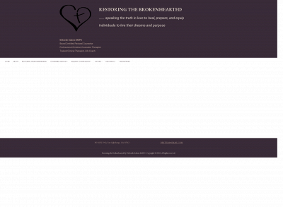 restoringthebrokenhearted.com snapshot