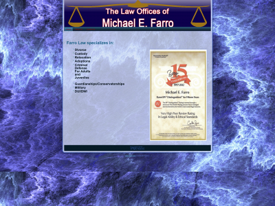 farrolaw.com snapshot
