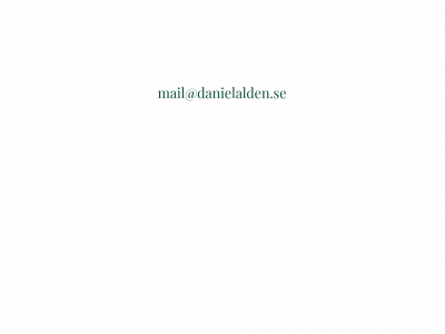 danielalden.se snapshot