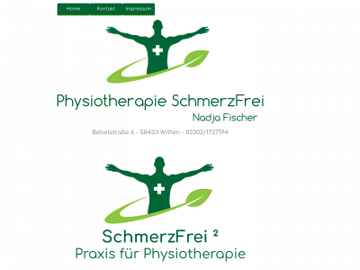 physiotherapie-schmerzfrei.de snapshot