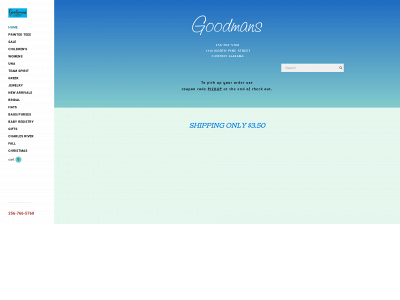 www.shopgoodmans.com snapshot
