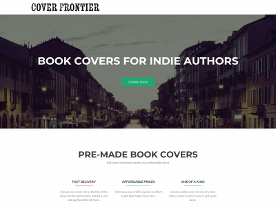 coverfrontier.com snapshot