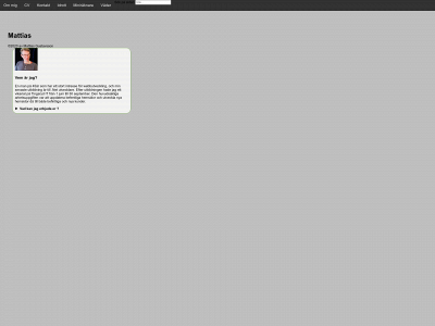 mattias-gustavsson.se snapshot