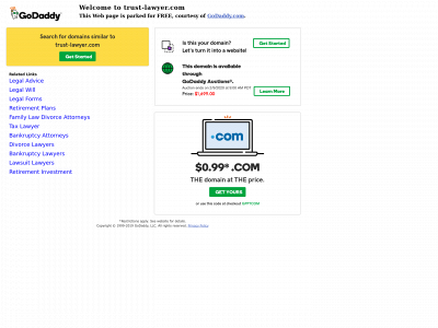 trust-lawyer.com snapshot