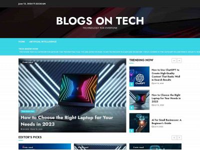 blogsontech.com snapshot