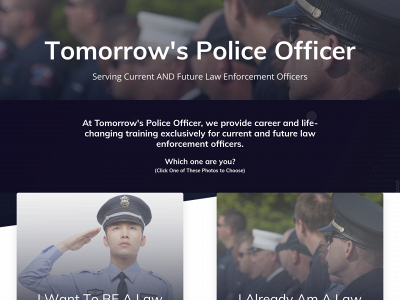 www.tomorrowspoliceofficer.com snapshot