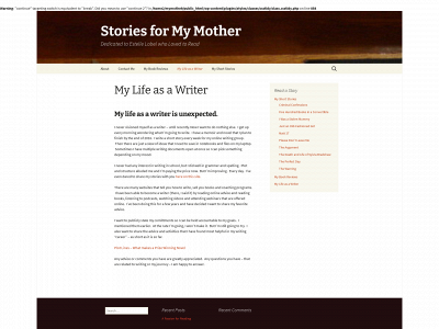 mymothersbooks.com snapshot