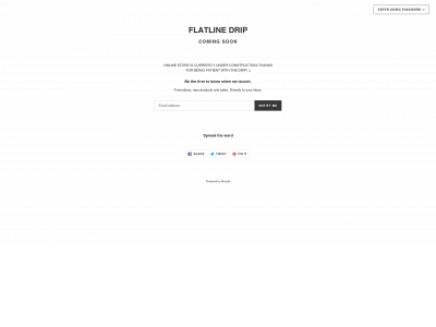 flatlinedrip.com snapshot