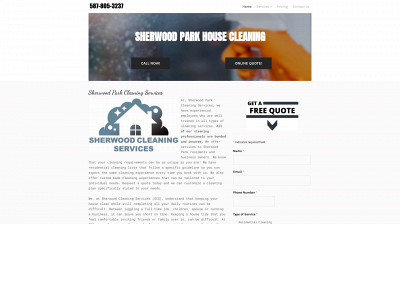 www.sherwoodcleaningservices.ca snapshot