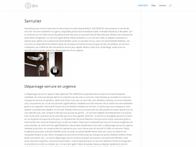 serrurerie-serrurier.be snapshot