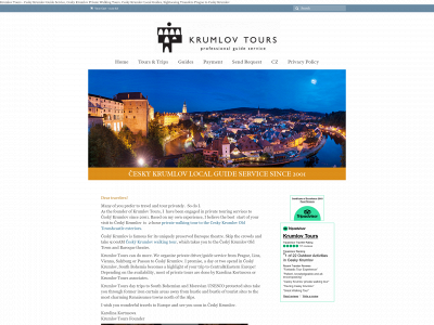 krumlovtours.com snapshot