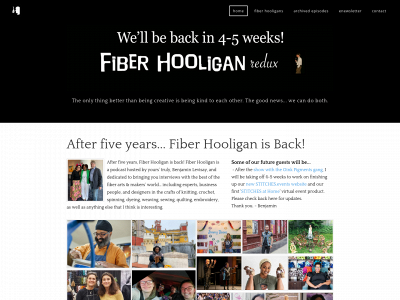 www.fiberhooligan.com snapshot
