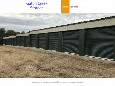 gatlincreekstorage.com snapshot