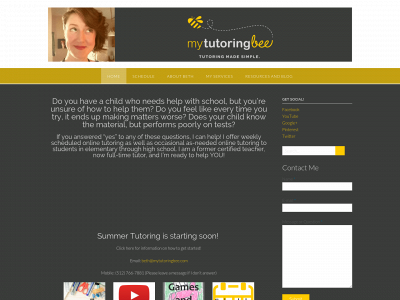 mytutoringbee.com snapshot