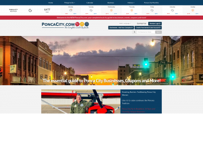 www.poncacity.com snapshot