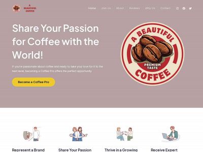 abeautifulcoffee.com snapshot