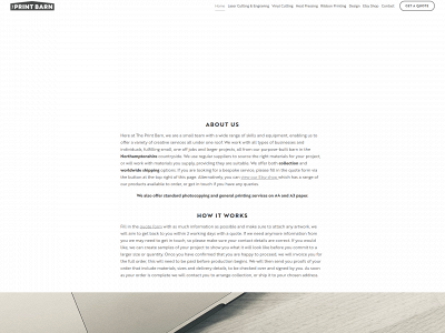the-print-barn.com snapshot