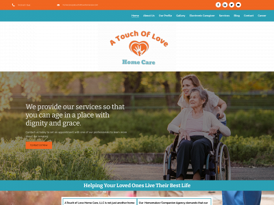 atouchoflovehomecare.com snapshot