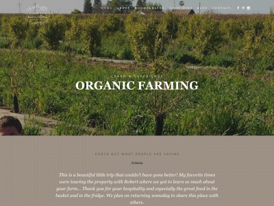 organic-farmstay.com snapshot