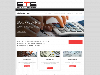 safetaxservices.com snapshot