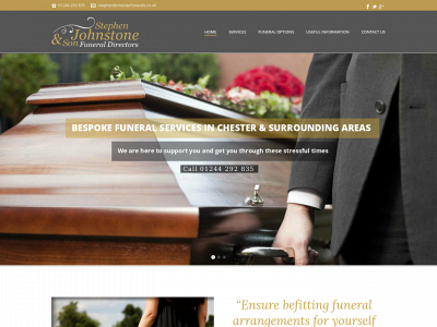 sjohnstoneandsonfunerals.co.uk snapshot