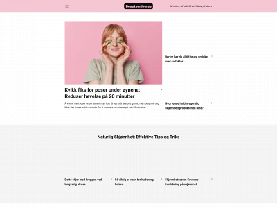 beautyuniverse.no snapshot