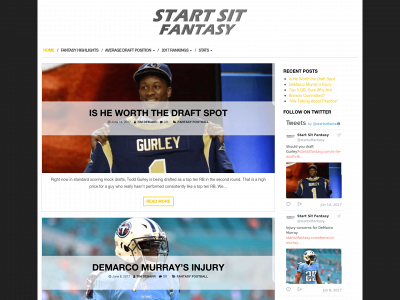 startsitfantasy.com snapshot