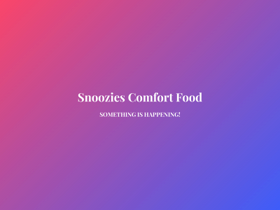 snooziescomfortfood.com snapshot