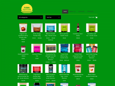 aamusuperfoods.co.uk snapshot