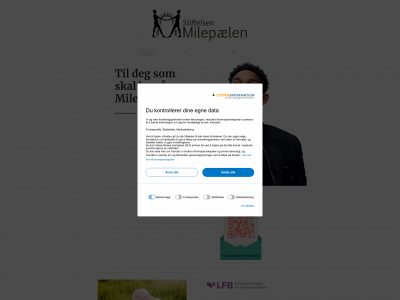 stiftelsenmilepaelen.no snapshot