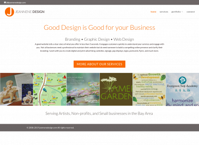 jeannenedesign.com snapshot