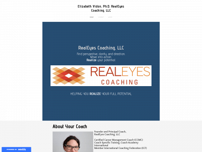 www.realeyescoaching.com snapshot