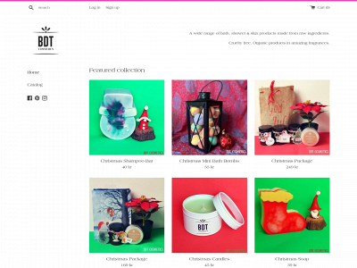 bdtcosmetics.com snapshot