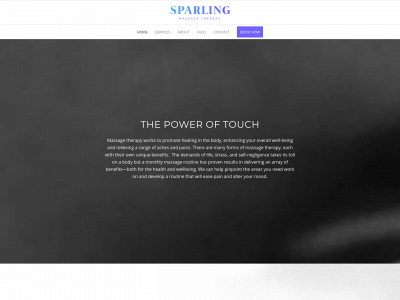 sparlingmassagetherapy.co.uk snapshot