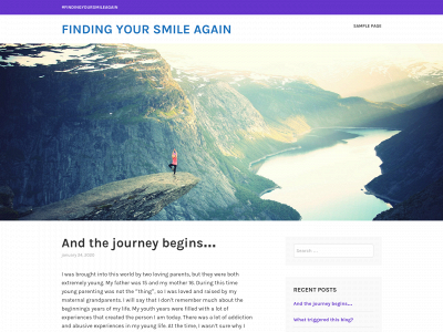 findingyoursmileagain.com snapshot