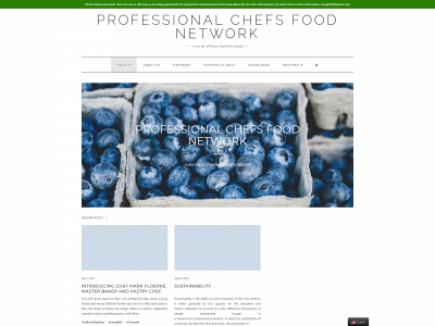 professionalchefsfoodnetwork.org snapshot