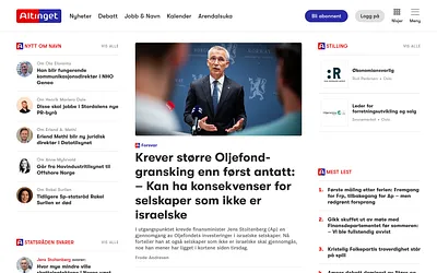 alltinget.no snapshot