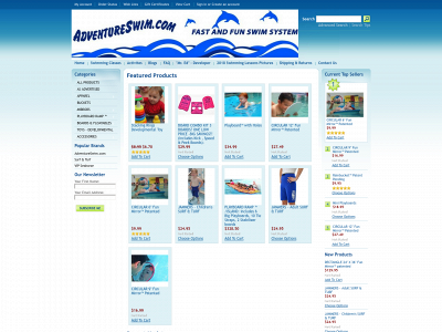adventureswim.com snapshot