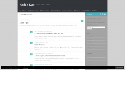 kaylasketo.com snapshot