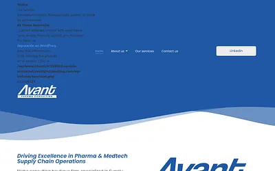 avantphconsulting.com snapshot