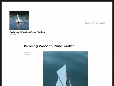 mywoodenpondyachts.net snapshot