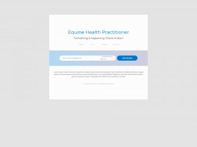 equinehealthpractitioner.com snapshot
