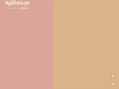 agilista.pe snapshot