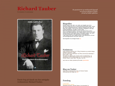 richardtauber.dk snapshot