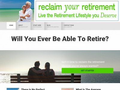 reclaimyourretirement.com snapshot