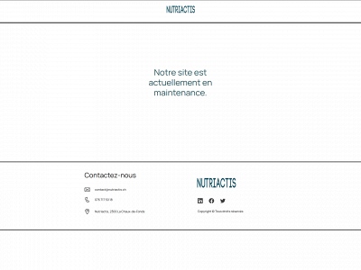 nutriactis.ch snapshot
