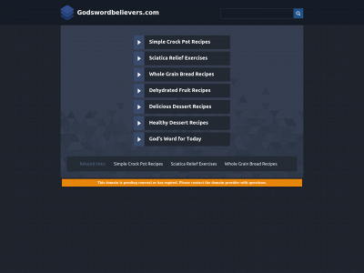 godswordbelievers.com snapshot