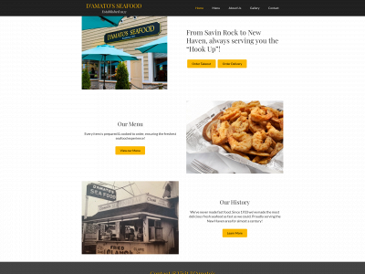 damatosseafood.com snapshot