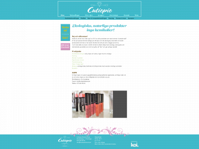 cutiepiebeauty.se snapshot